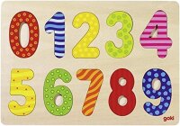 GOKI-Holzpuzzle Zahlen 0-9