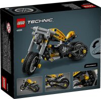 Gelbes Motorrad