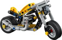 Gelbes Motorrad