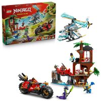 Showdown am Baumhaus mit dem Ninja-Bike