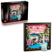 Japanische Kirschblütenlandschaft