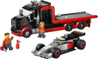 F1® Truck mit Audi F1® Rennwagen