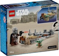 Der Mandalorianer und Grogu auf ihrem Speeder Bike™