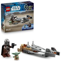 Der Mandalorianer und Grogu auf ihrem Speeder Bike™