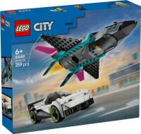 Düsenflieger vs. Rennauto