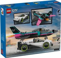 Düsenflieger vs. Rennauto