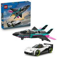 Düsenflieger vs. Rennauto