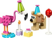 Niedliche Tiere Feiern Geburtstag