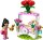 Blumenstand mit Rosen