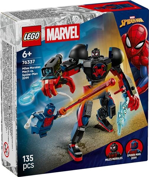 Miles Morales Mech vs. Spider-Man 2099