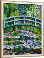 Claude Monet – Brücke über einen Seerosenteich
